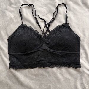 Abercrombie & Fitch Black Lace Bralette